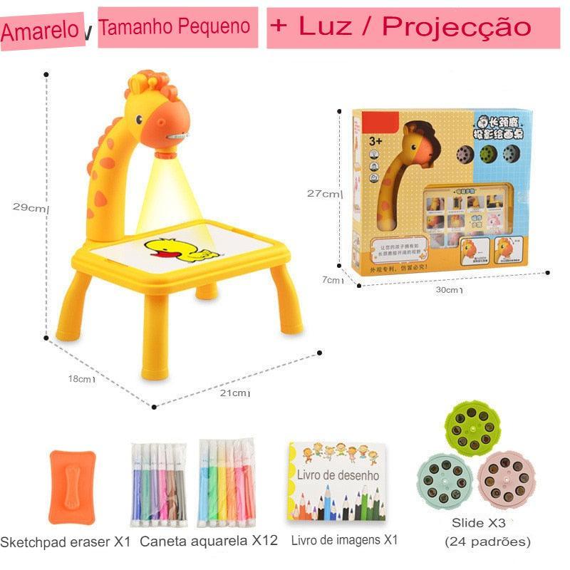 Projetor de Desenho para Crianças: Diversão Educativa com Luz e Música