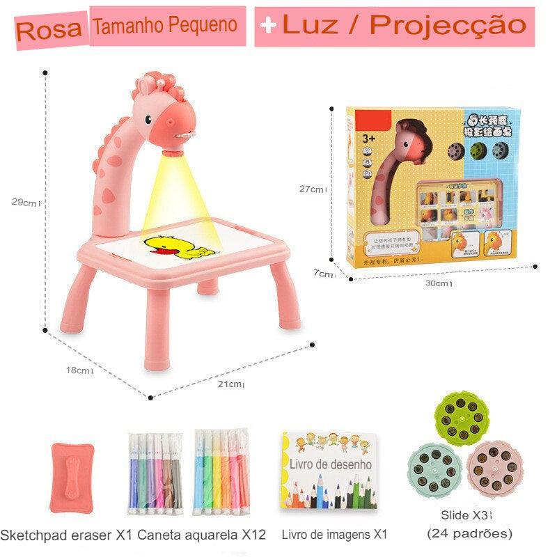 Projetor de Desenho para Crianças: Diversão Educativa com Luz e Música